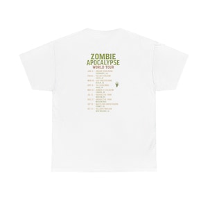 T-shirt Zombie Apocalypse World Tour image 2