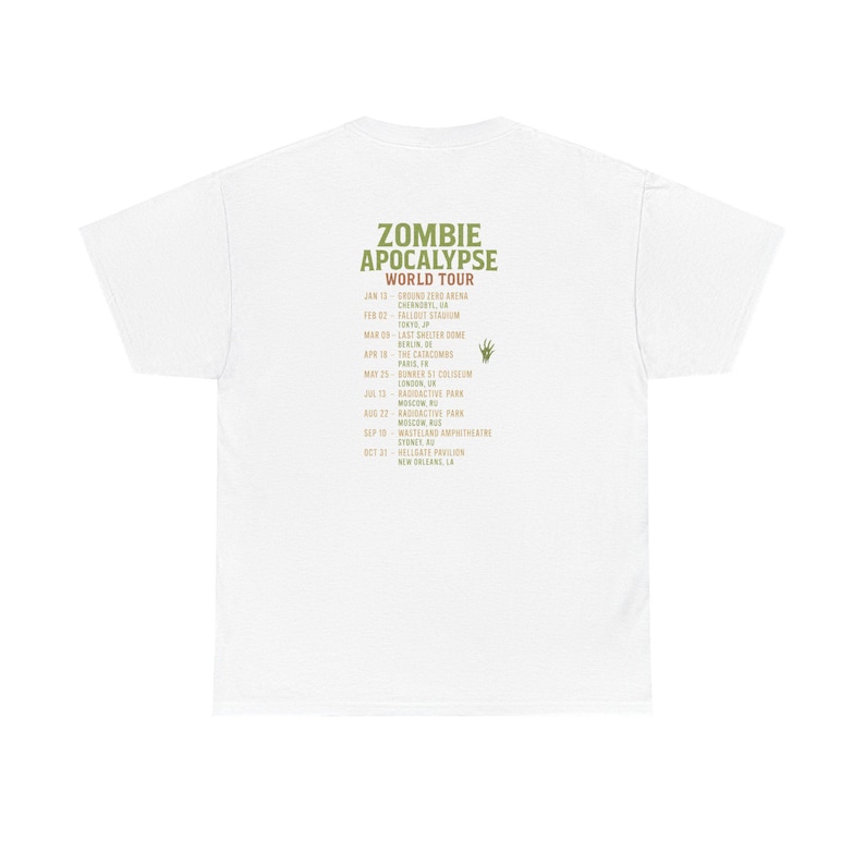 T-shirt Zombie Apocalypse World Tour image 2