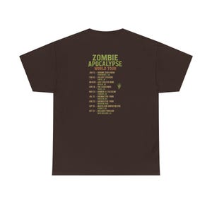 T-shirt Zombie Apocalypse World Tour image 10