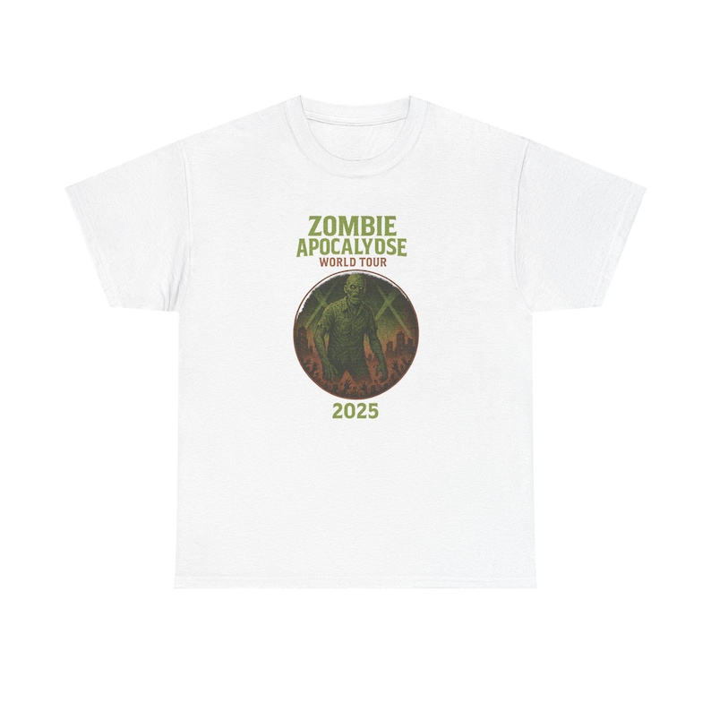 T-shirt Zombie Apocalypse World Tour image 1