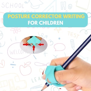 Set of tools for correcting children&#39;s writing posture I Grip for primary school pupils I Aid for flexible writing for preschoolers