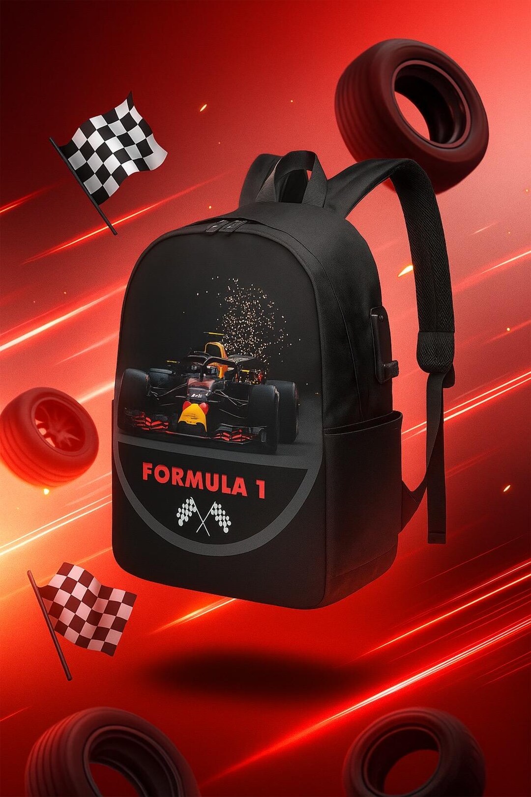 Fedex Racing Backpack F1 Red Bull Backpack - Etsy