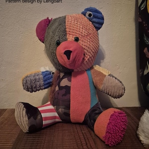 Handmade Memory Bear: Keepsake Memorial Gift