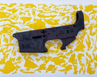 MultiTerrain Camo Adhesive Stencil - Heat-Resistant Vinyl for Cerakote, Duracoat, Krylon, etc