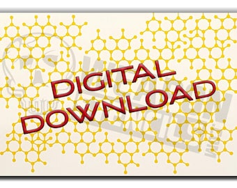 Molecule Camo Stencil – Digital Download | SVG, AI, SCUT5, vDoc | Cerakote, Spray Paint, Plotter Cut | Slide & Receiver Stencil File