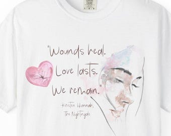Näktergalen-T-shirt: Kristen Hannah Litterära Kläder
