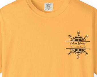 Call Me Ishmael Tee: Moby Dick Bookish Comfort Colors Shirt