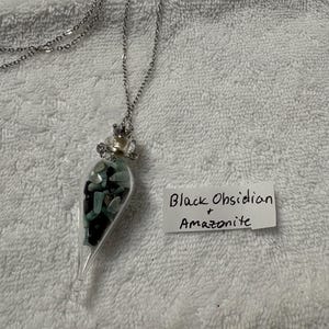 Pendulum full of crystals