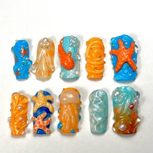 Summer Press on nails