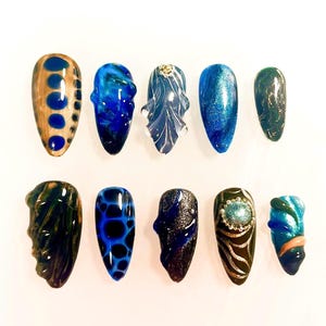 Appuyez sur les ongles