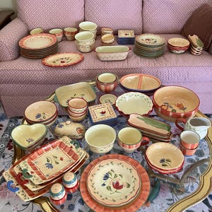 Pfaltzgraff Napoli Stengods Massivt Set Öppet Lager Några Sällsynta och Svårfunna Delar!!!