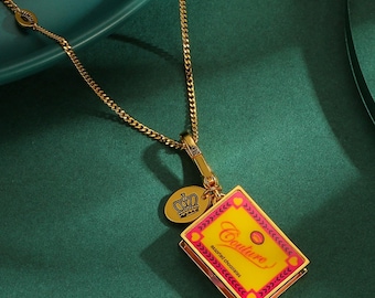 Juicy Couture Box of Chocolates Charm Necklace