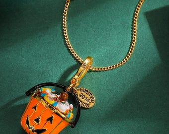 Juicy Couture Halloween Charm Necklace – Spooky & Cute Limited Edition Pendant for Women