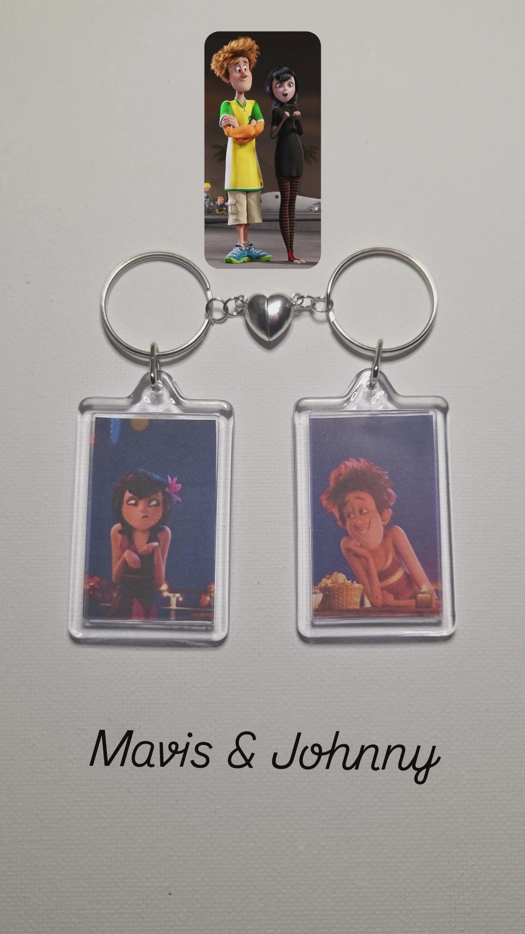 Mavis & Johnny Keychain - Etsy