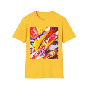 Abstract Art T-Shirt: Unisex Softstyle Tee, Exclusive Design