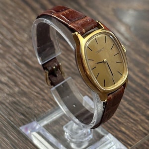 1960s Tissot Minimalistic Gold Plated Swiss Made Classic Watch – Manual Wind, British Import Mark