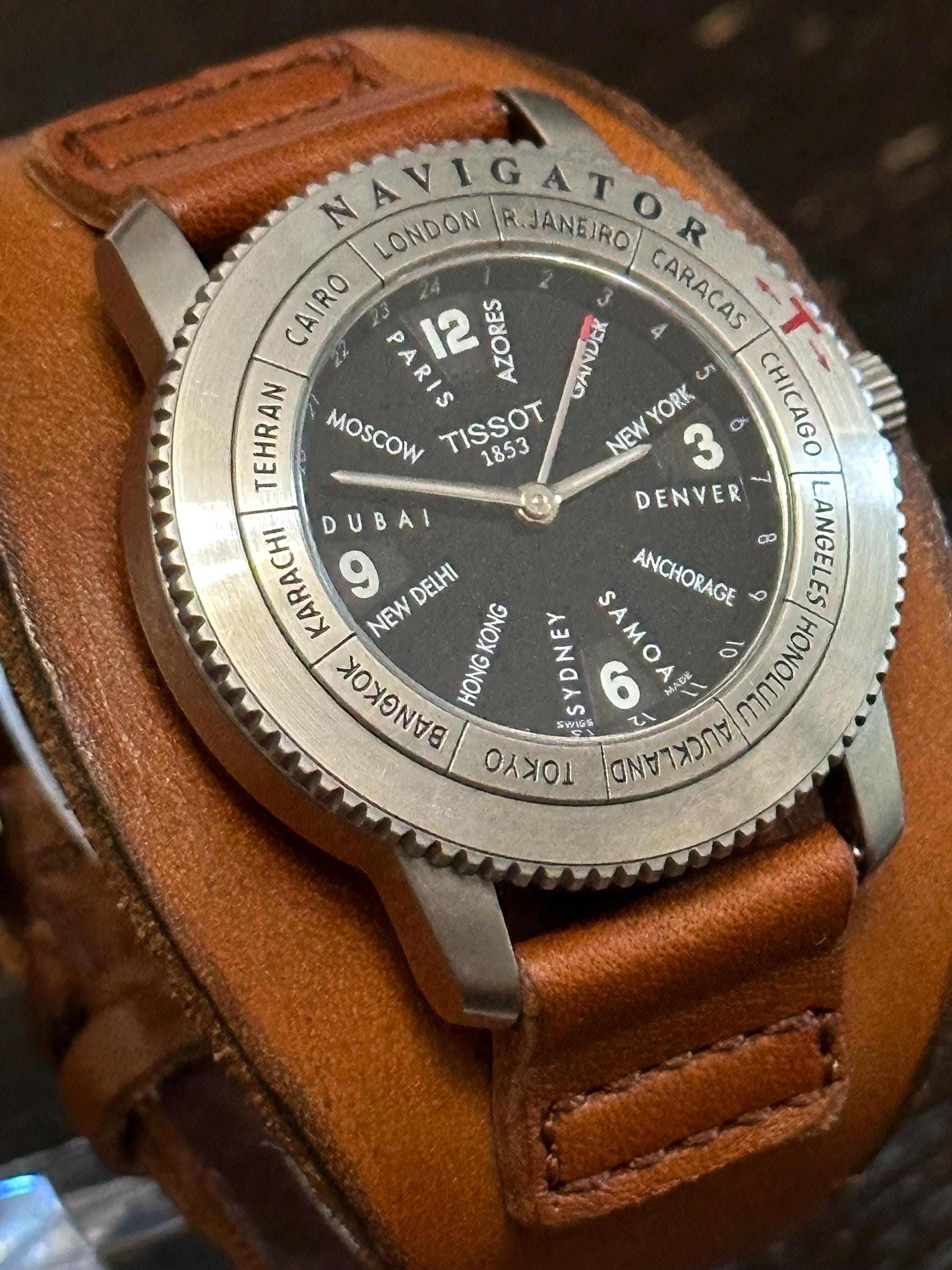 Tissot Navigator GMT World Time N250 – Rare 2001 Swiss Quartz