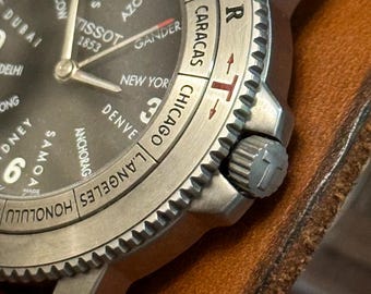Tissot Navigator GMT World Time N250 – Rare 2001 Swiss Quartz