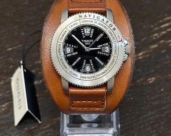 Tissot Navigator GMT World Time N250 – Rare 2001 Swiss Quartz