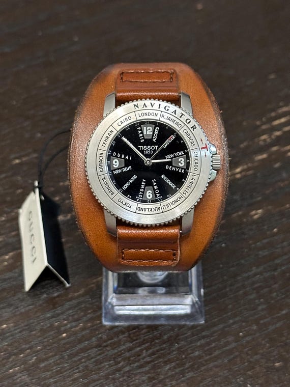 Tissot Navigator GMT World Time N250 – Rare 2001 Swiss Quartz