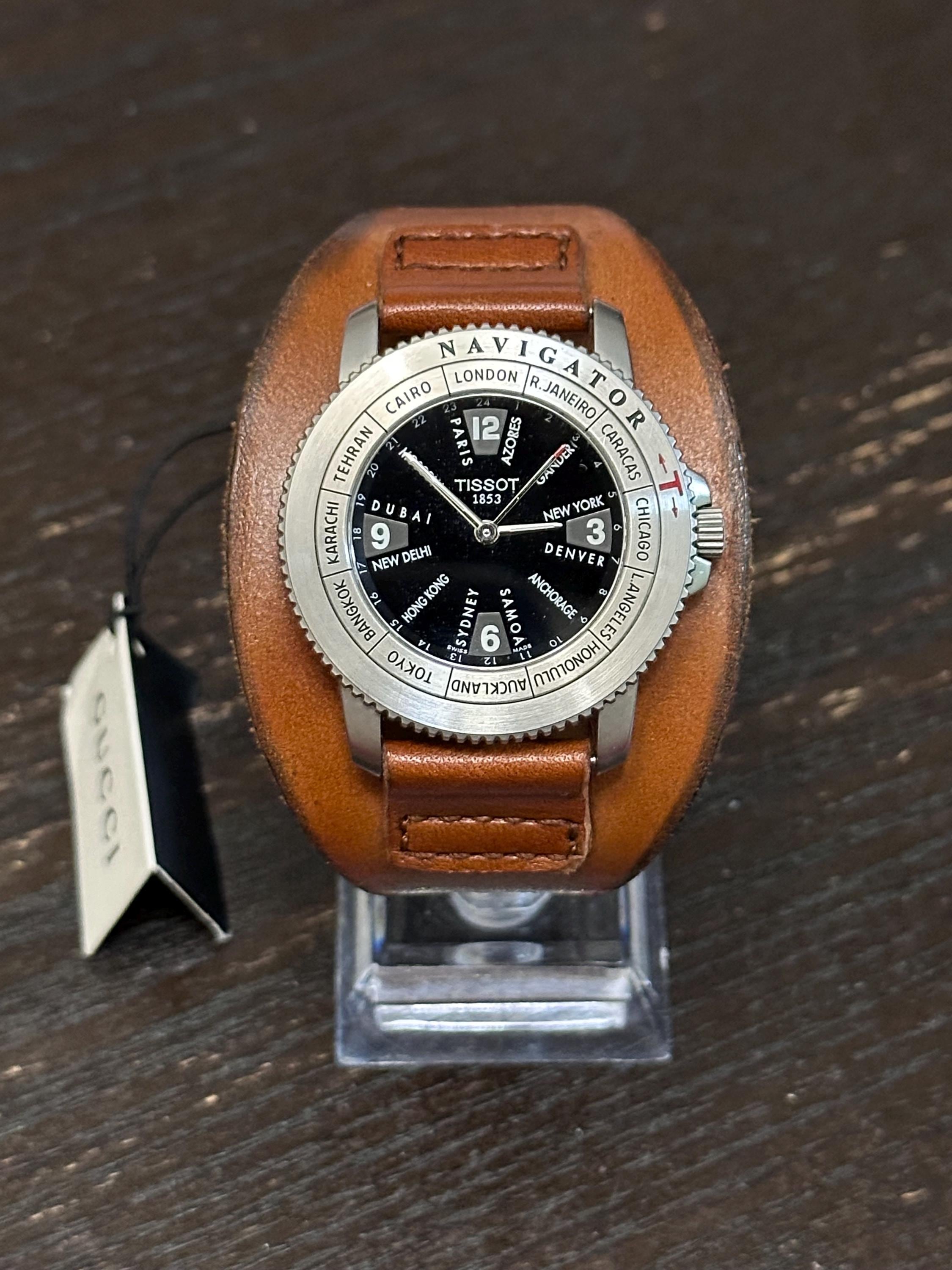 Tissot Navigator GMT World Time N250 – Rare 2001 Swiss Quartz