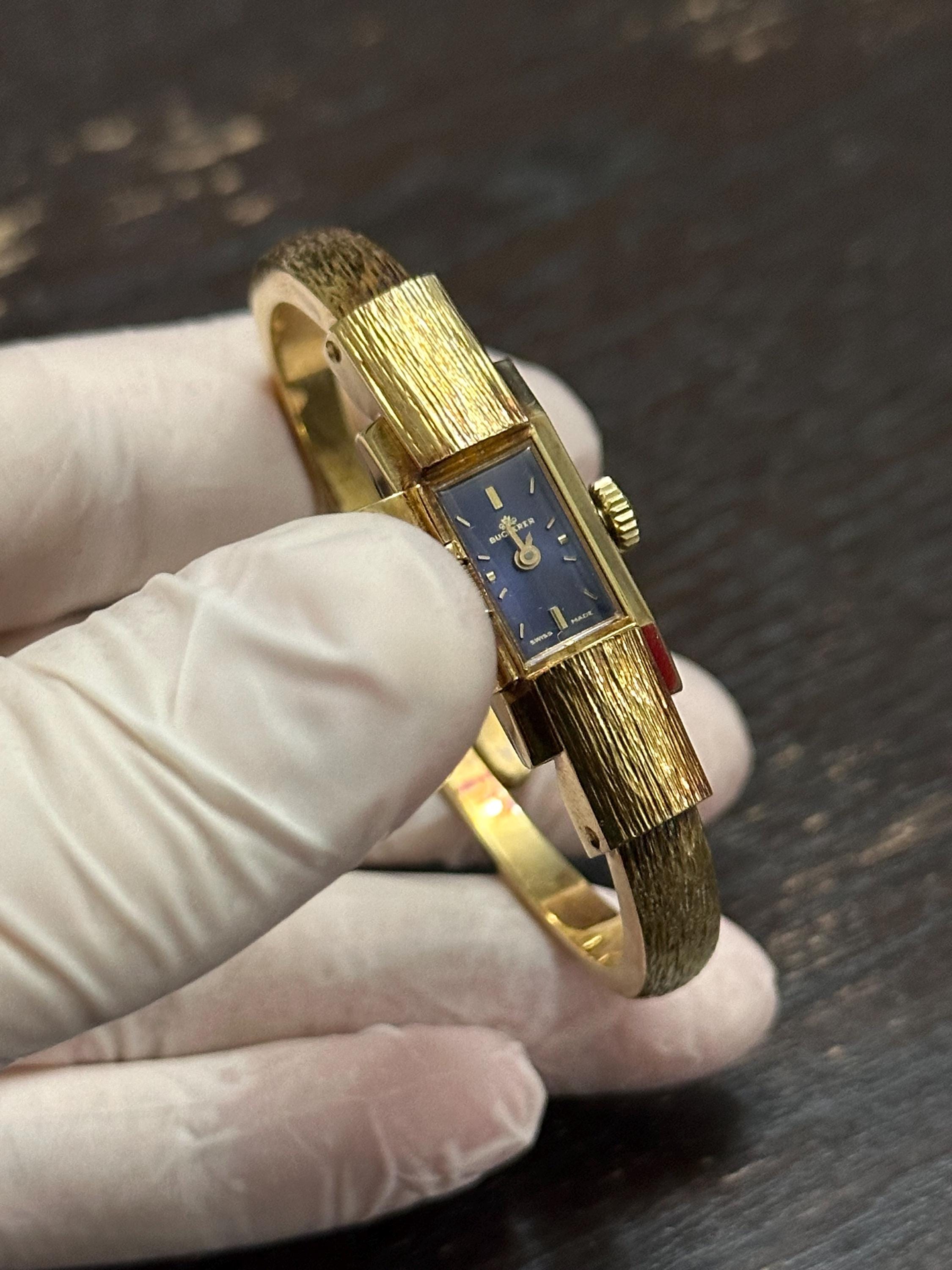 Vintage Bucherer bangle watch Lot - Bucherer, Gold Filled Bangle Watch, ca. 1955 main image 4