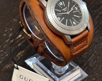 Beautiful Vintage TISSOT TWOTIMER Ana-digital TANK Watch With