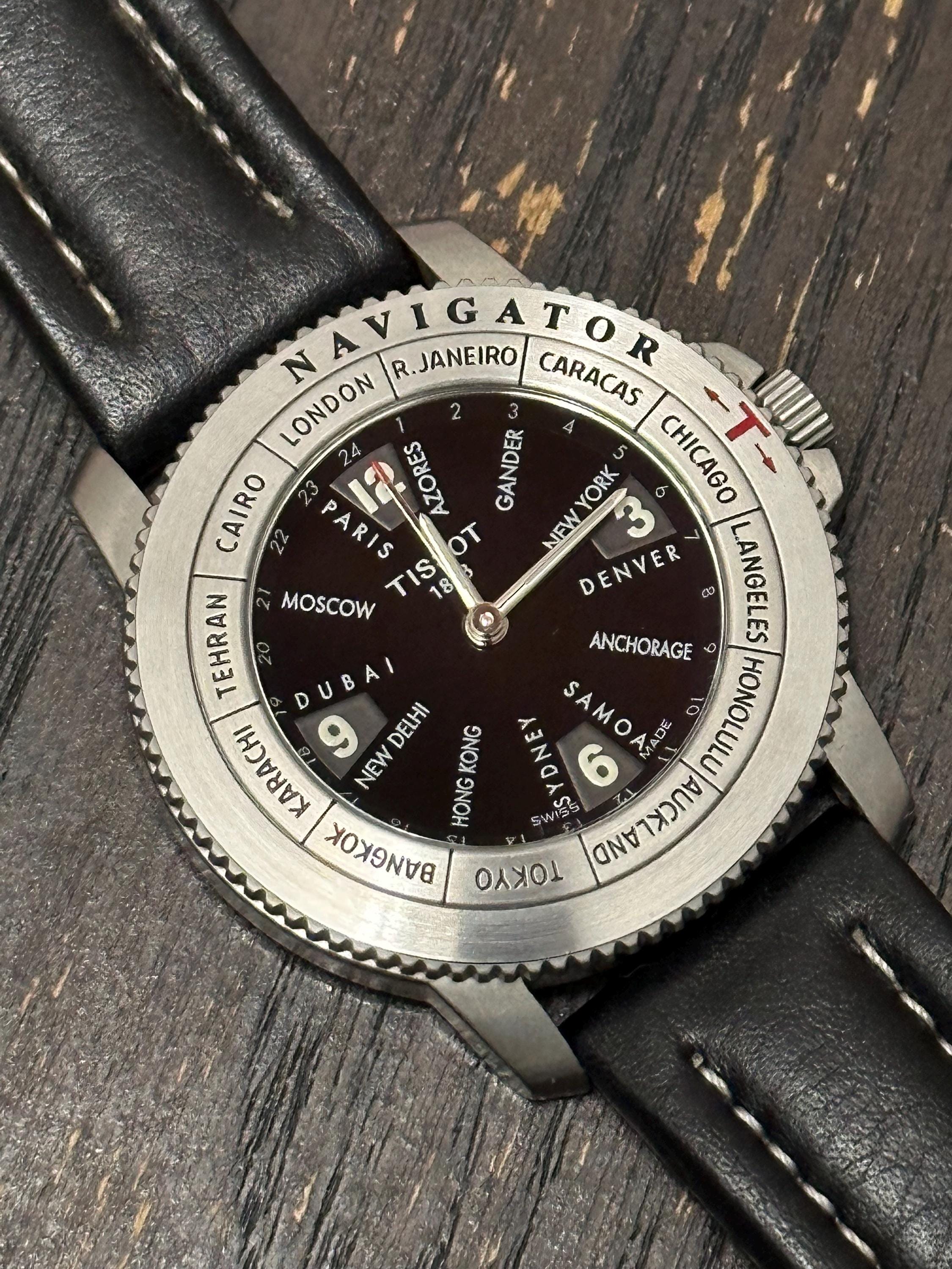Tissot Navigator GMT World Time N250 – Rare 2001 Swiss Quartz