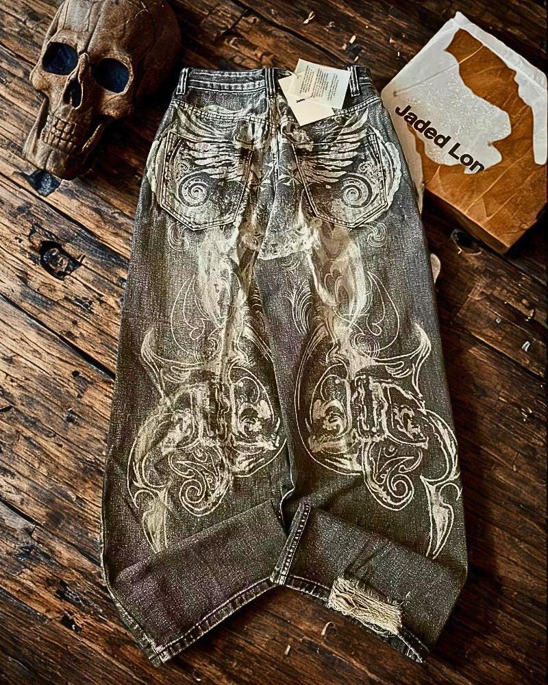 Opium Baggy Jeans - Etsy Canada