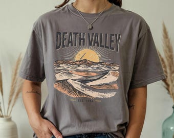 National Park T-shirt Death Valley Shirt Vintage Hiking Tee Nature Lover Gift For Friend Outdoor Adventure Shirt