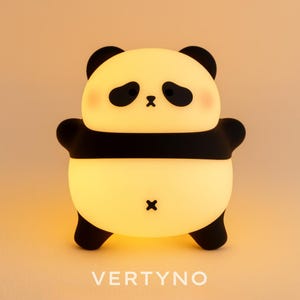 Veilleuse Panda Bébé • Veilleuse Enfant LED Douce • Lampe Panda Chambre Bébé • Anti Peur du Noir • Cadeau Naissance – VERTYNO