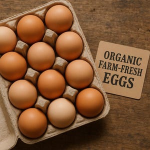 Organic Farm-Fresh Eggs – Daily Collected, Pasture-Raised, Naturally Nourished