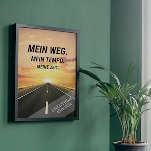 Mindset Poster | Digital Quote Print | Home Office Wall Decor | Motivation