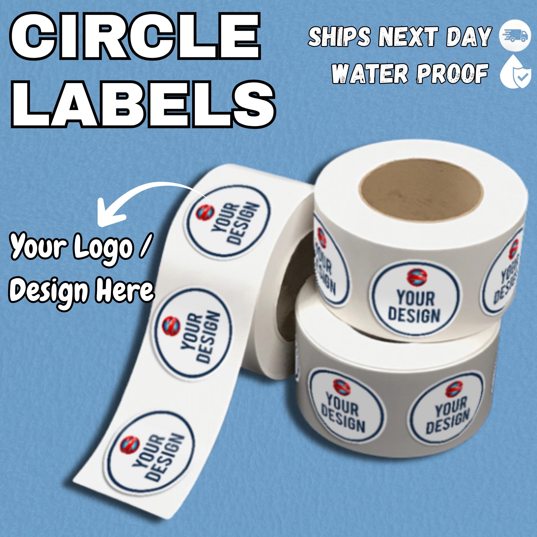 Custom Logo Stickers on Roll, Gloss BOPP Weatherproof Labels - Etsy