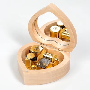 Handmade Product Custom Music Box Wooden Music Box | Anime Music Box | Christmas Gift | Gift for Wife