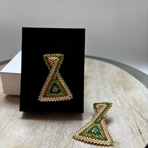 Artisan beaded aerrings