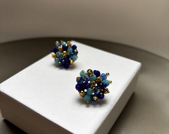 Artisan beaded earring