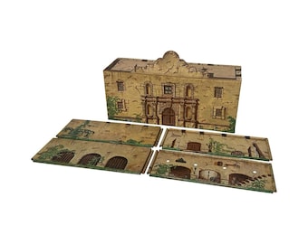 Sears Erbspielset 1969 Schlacht Der Alamo Rare Davey Crockett