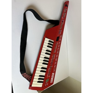Yamaha SHS-10R Red Digital Music MIDI Keytar Japan VTG