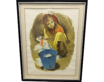 Sandu Liberman 'Kinderspiel' Signiert