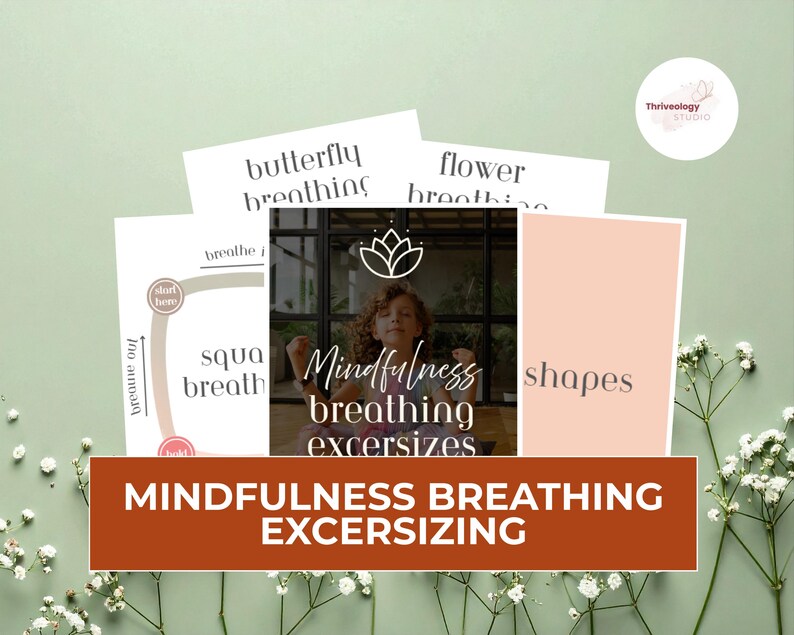 Mindful Breathing Cards for Kids | Printable Calm Down Cards - Etsy
