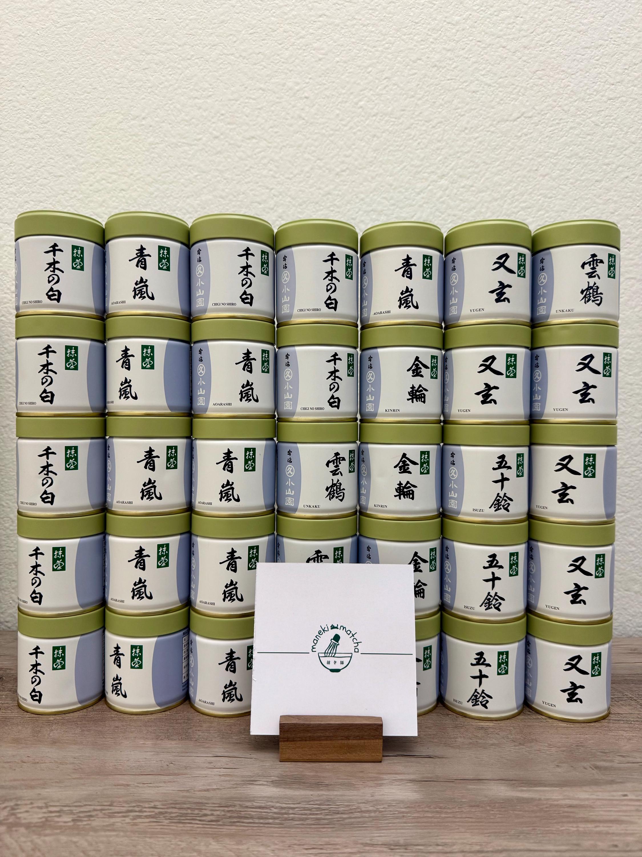 40g缶 -- 丸久小山園 -- 日本の抹茶セレモニーグレード -- 米国販売