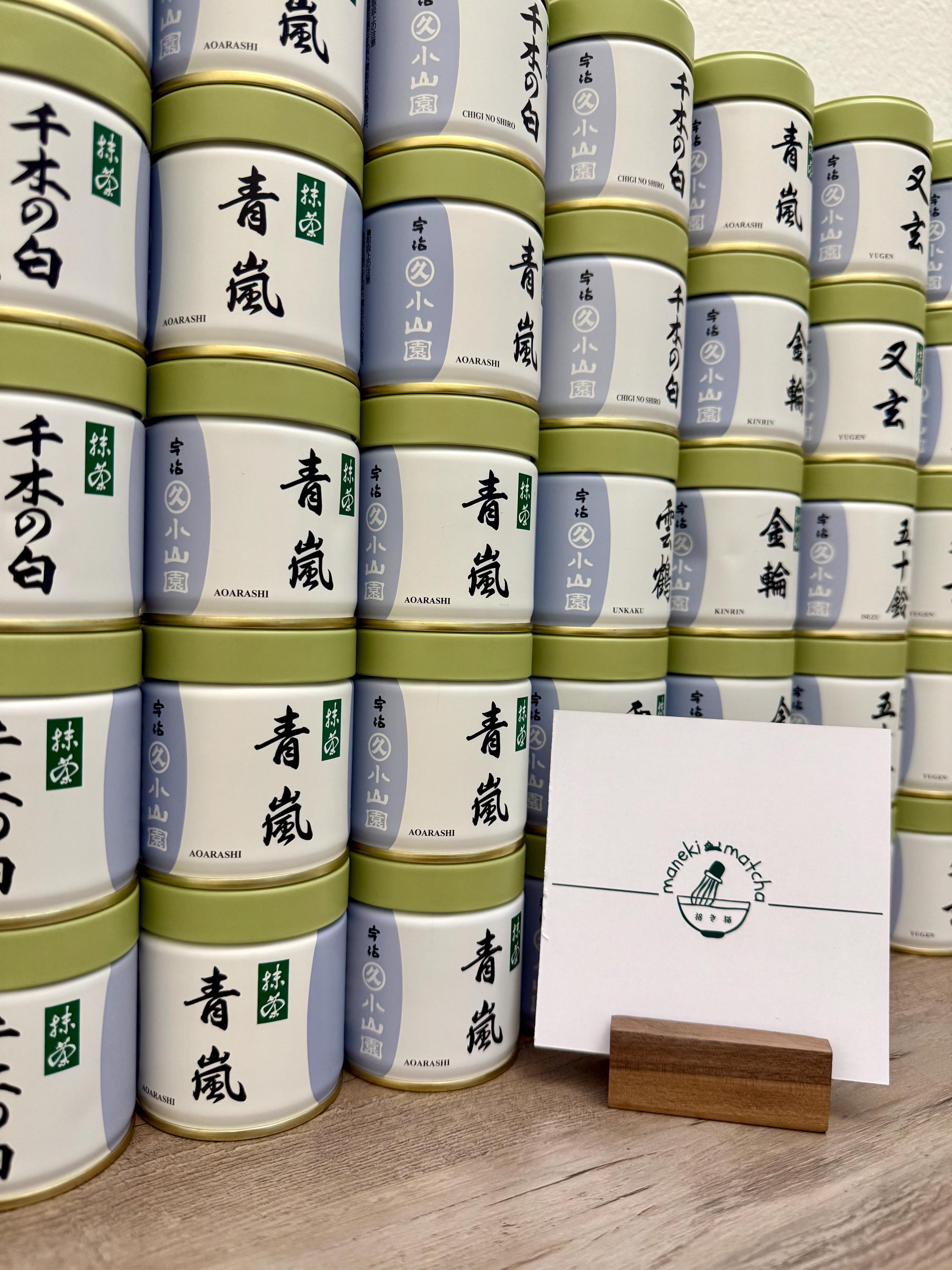 40g缶 -- 丸久小山園 -- 日本の抹茶セレモニーグレード -- 米国販売