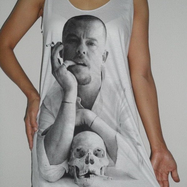 Alexander Mc Queen designer lady Tshirt Tank top Mini dress