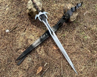 Hand Forged Carbon Steel Medieval Sword – Handmade Viking Sword, Gift for Him