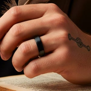 Glossy Stainless Steel Ring for Men & Women – Silver, Gold, Black, Rose Gold Band, Minimalist Wedding Promise Jewelry