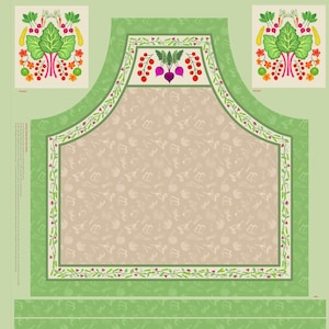 Lewis & Irene. The Kitchen Garden Apron Panel Full Yard