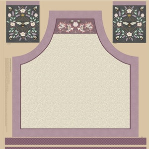 Lewis & Irene. Honey Bee. Apron Panel Full Yard DIGITAL