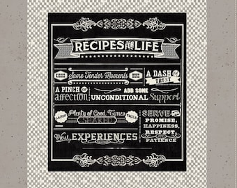 Windham Fabrics. Life's Recipes. Recipe Panel 2/3 yd