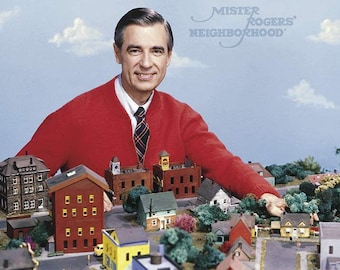 Riley Blake. Mister Rogers Neighborhood Panel Full Yard DIGITALLY PRINTED